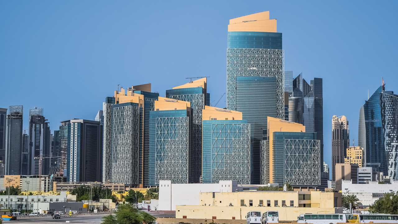 Fertiggestelltes Qatar Petroleum District